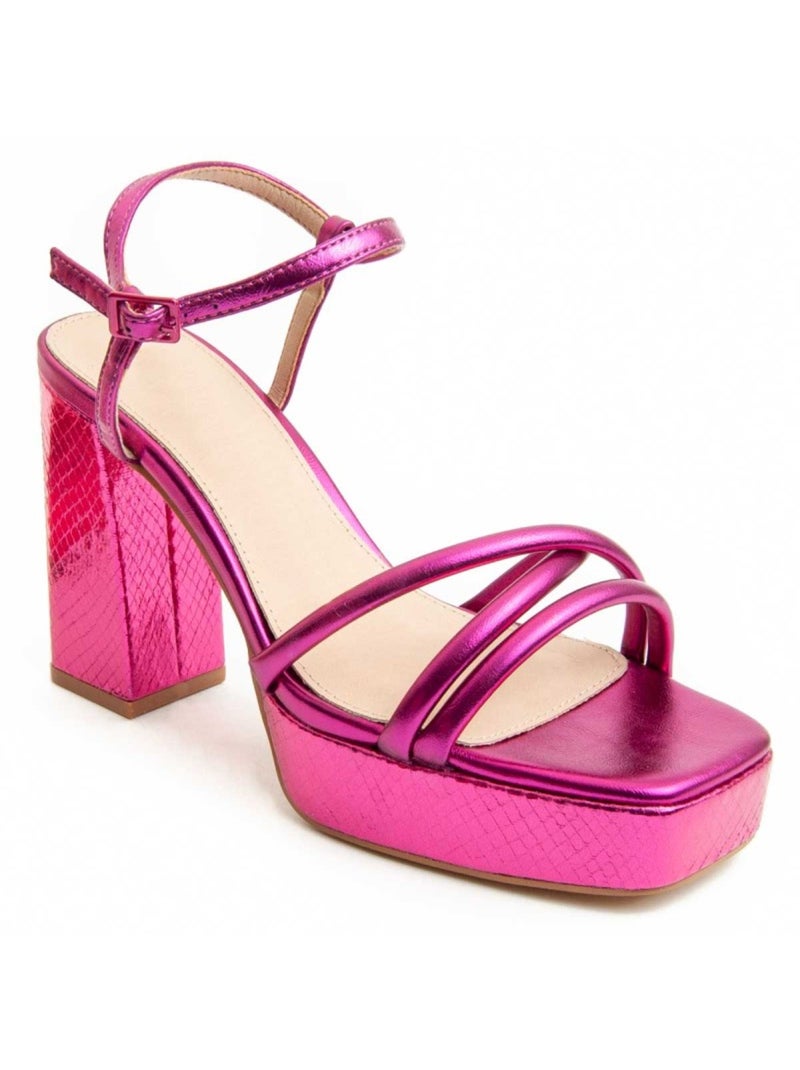 Sandale à Talons Matériel Synthétique Montevita Rose - Kiabi