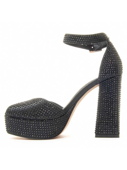 Sandale à Talons Matière Synthétique Et Textile Montevita - Kiabi Sandale à Talons Matière Synthétique Et Textile Montevita - Kiabi