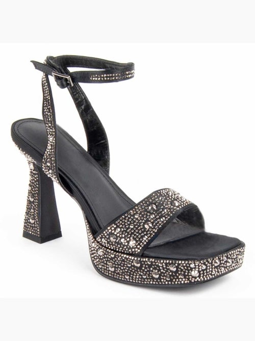 Sandale à Talons Matière Synthétique Et Textile Montevita - Kiabi Sandale à Talons Matière Synthétique Et Textile Montevita - Kiabi