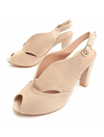 Sandale à talons tissu montevita