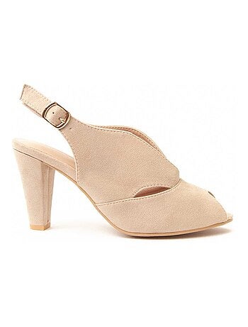 Sandale à talons tissu montevita