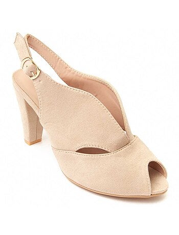 Sandale à talons tissu montevita
