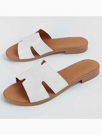 Sandale Basse Cuir Naturel Purapiel