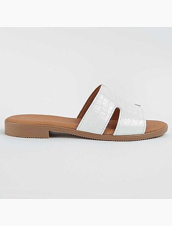 Sandale Basse Cuir Naturel Purapiel