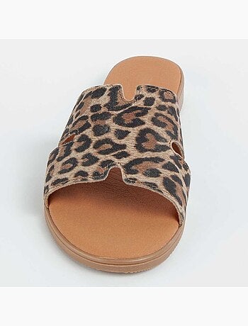 Sandale Basse Cuir Naturel Purapiel