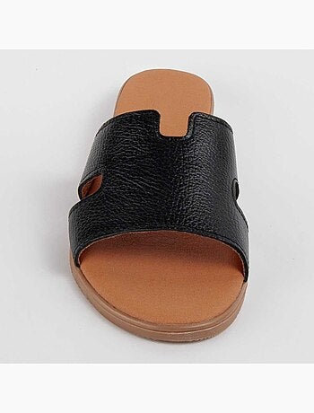 Sandale Basse Cuir Naturel Purapiel