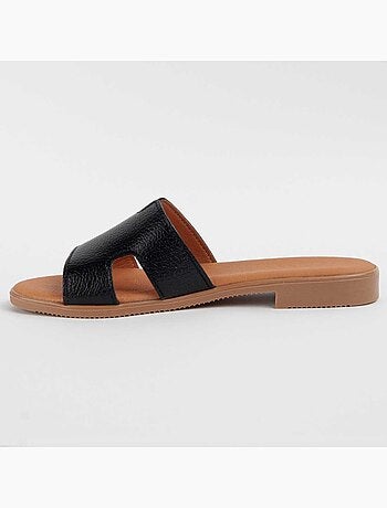 Sandale Basse Cuir Naturel Purapiel