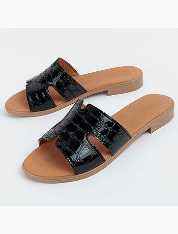 Sandale Basse Cuir Naturel Purapiel