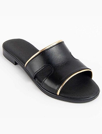 Sandale Basse Cuir Naturel Purapiel