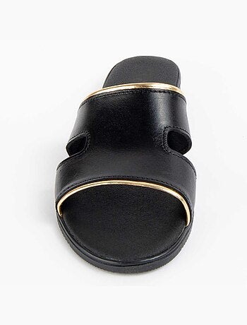 Sandale Basse Cuir Naturel Purapiel
