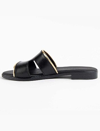 Sandale Basse Cuir Naturel Purapiel