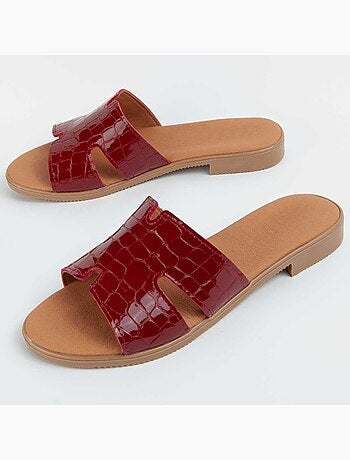 Sandale Basse Cuir Naturel Purapiel