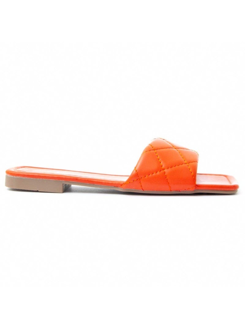 Sandale Basse Matériel Synthétique Montevita Orange - Kiabi