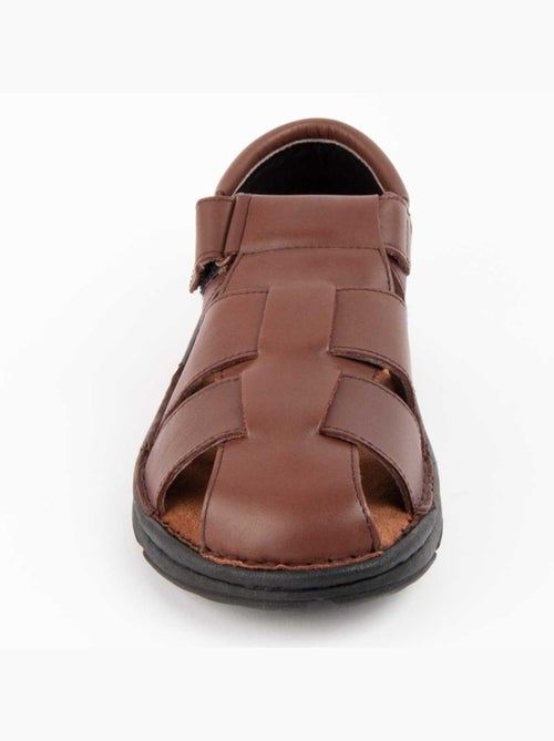 Sandale Cuir Naturel Purapiel - Kiabi Sandale Cuir Naturel Purapiel - Kiabi
