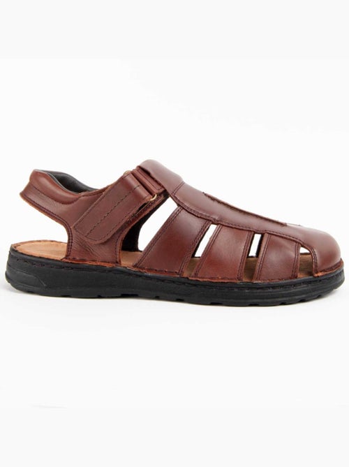 Sandale Cuir Naturel Purapiel - Kiabi Sandale Cuir Naturel Purapiel - Kiabi