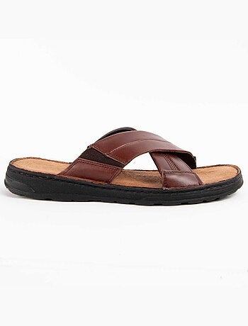 Sandale Cuir Naturel Purapiel
