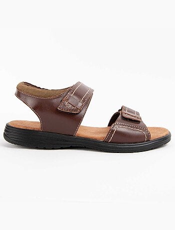 Sandale Cuir Naturel Purapiel