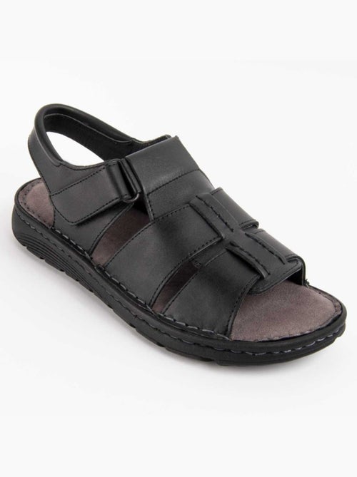 Sandale Cuir Naturel Purapiel - Kiabi Sandale Cuir Naturel Purapiel - Kiabi