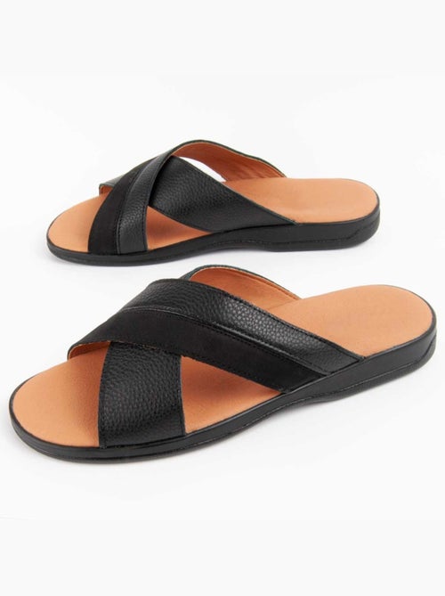 Sandale Cuir Naturel Purapiel - Kiabi Sandale Cuir Naturel Purapiel - Kiabi