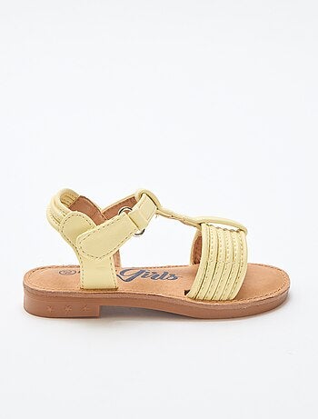 Sandale large lanière