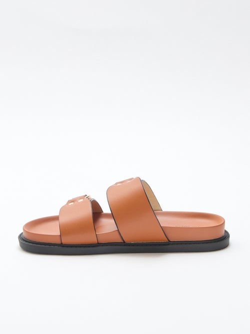 Sandale plate double brides - Kiabi