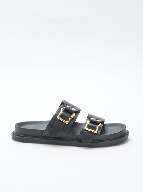 Sandale plate double brides - Kiabi