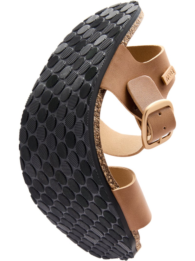 Sandalen conguitos barefoot goflex abiertas Lichtbruin - Kiabi