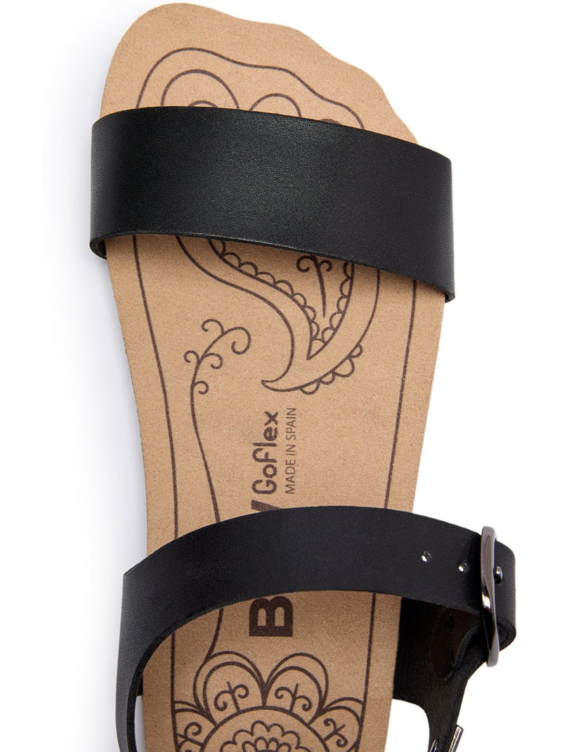 Sandalen conguitos barefoot goflex abiertas Zwart Zwart - Kiabi