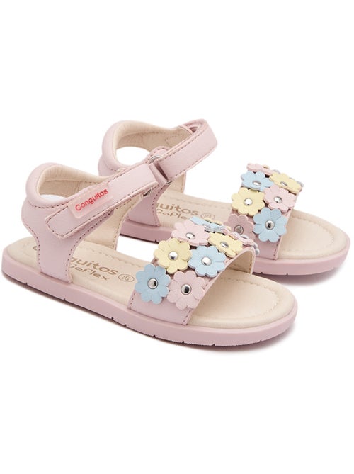 Sandalen conguitos barefoot goflex floral - Kiabi