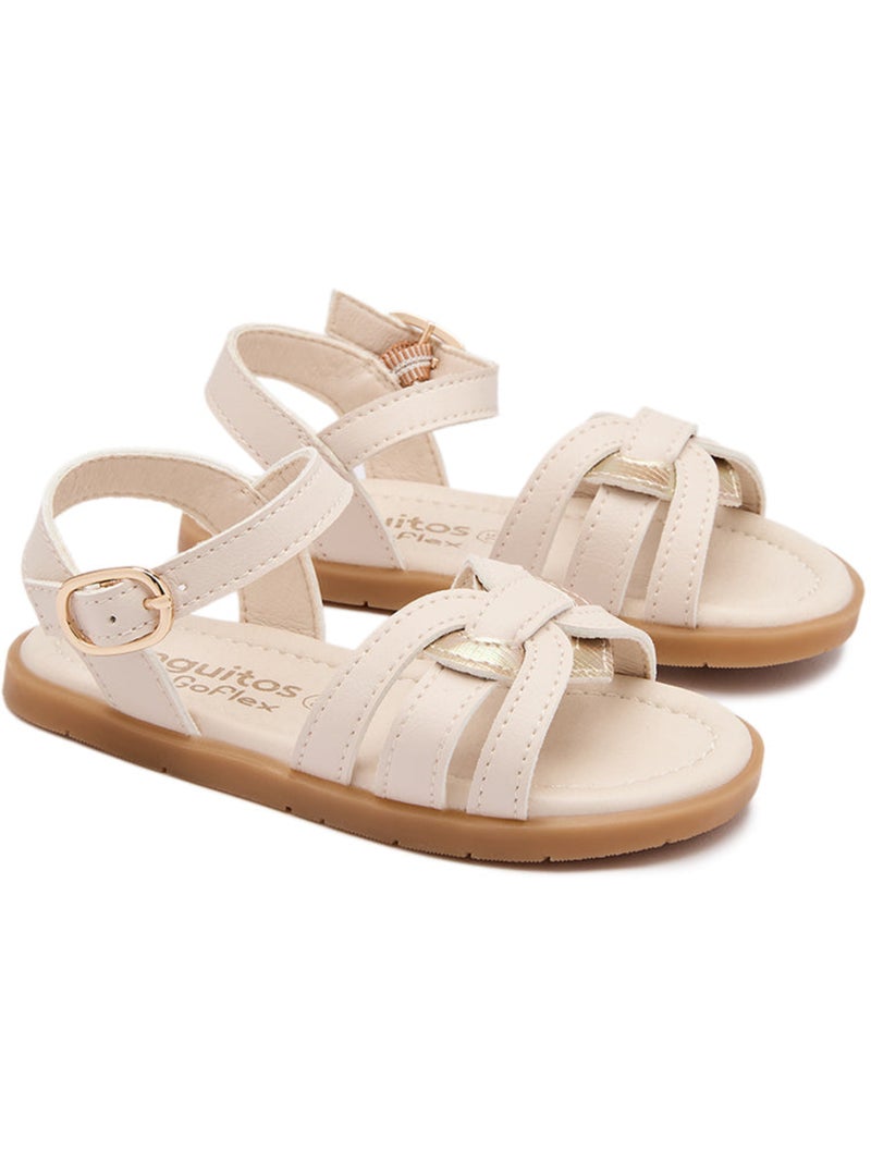 Sandalen conguitos barefoot goflex knot Beige - Kiabi