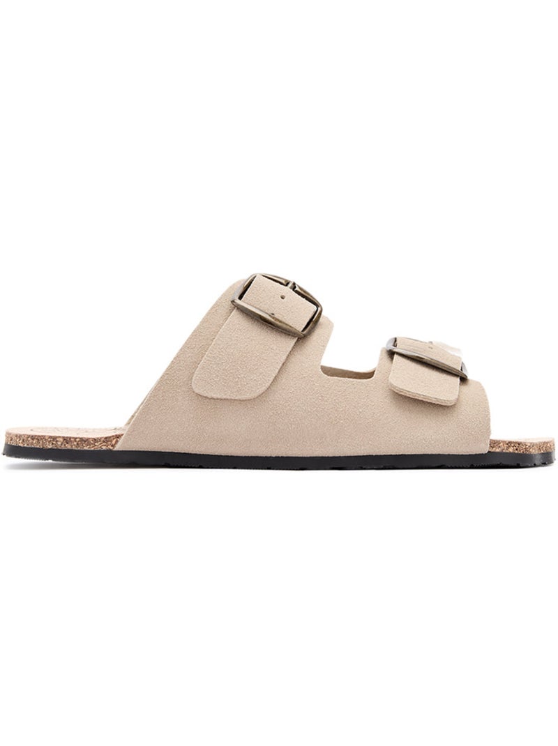 Sandalen conguitos barefoot goflex Lichtbruin - Kiabi