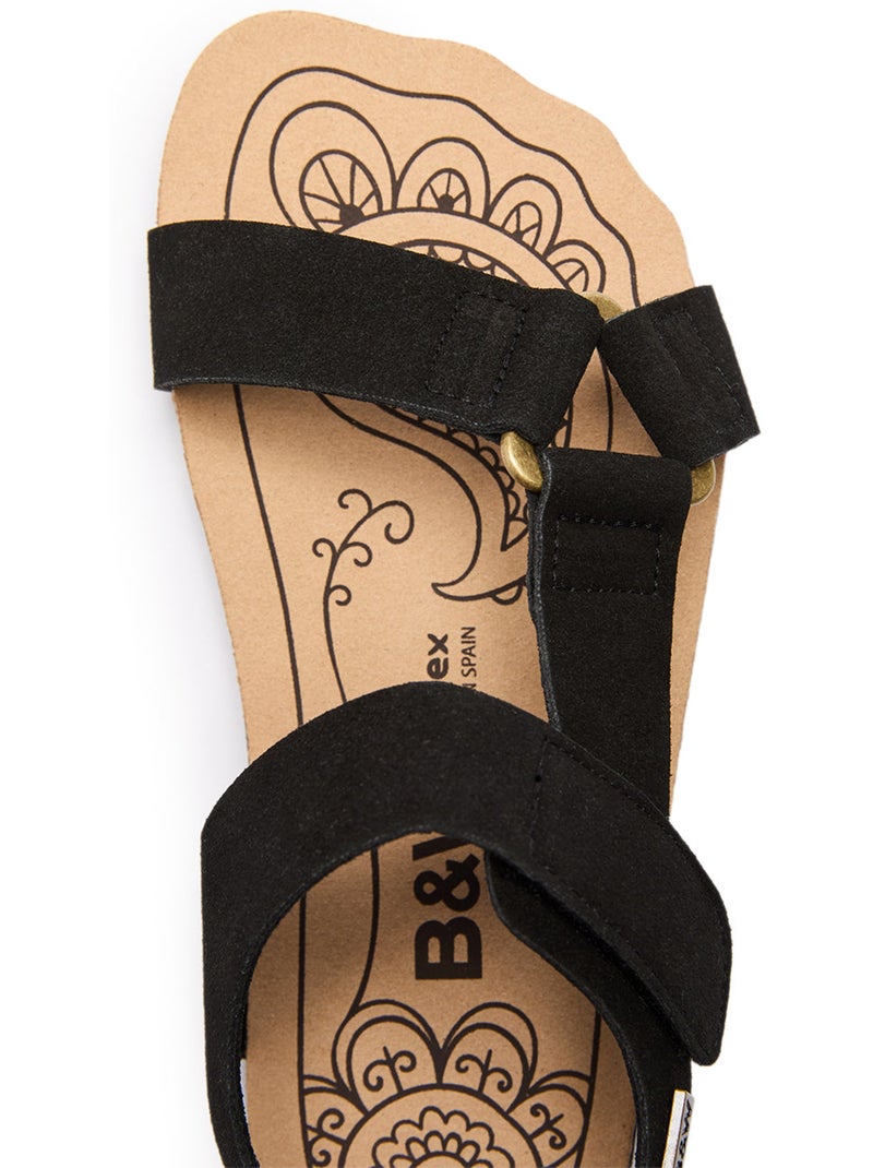 Sandalen conguitos barefoot goflex Zwart Zwart - Kiabi