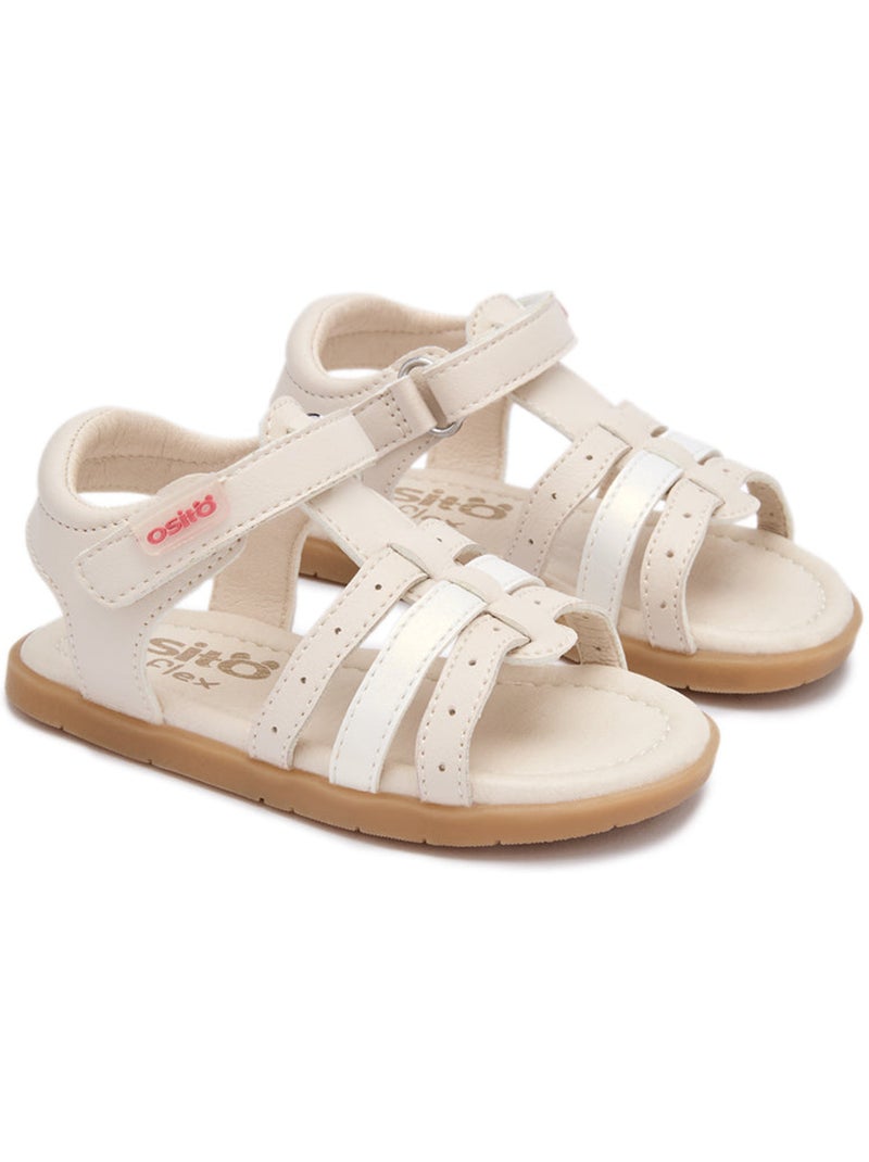 Sandalen conguitos bebé barefoot goflex Beige - Kiabi