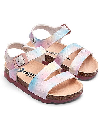 Sandalen conguitos bio corazones glitter