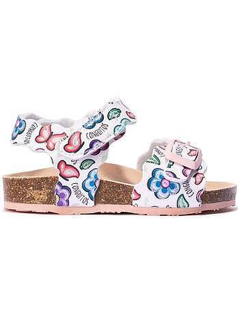 Sandalen conguitos bio flowers estampado