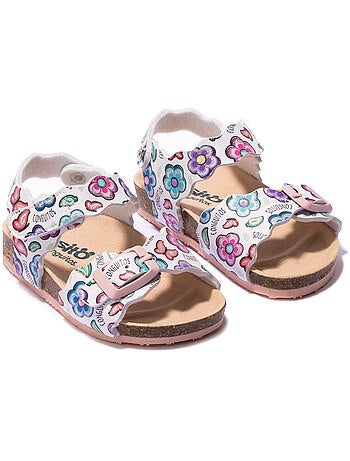 Sandalen conguitos bio flowers estampado