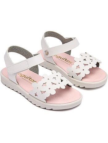 Sandalen conguitos diseño floral flor