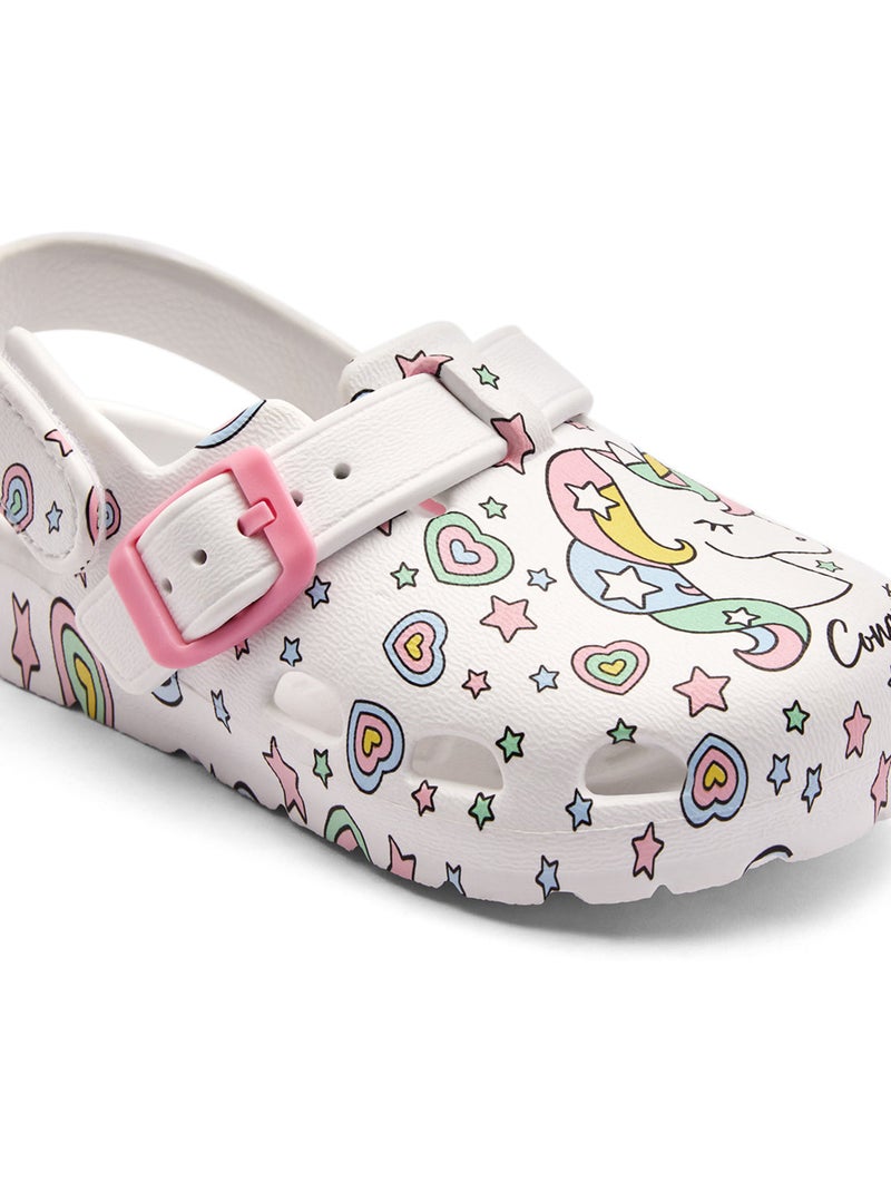 Sandalen conguitos fantasía unicornio Wit - Kiabi
