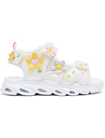 Sandalen conguitos floral luces
