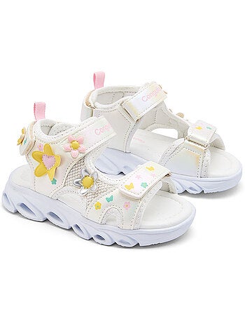 Sandalen conguitos floral luces