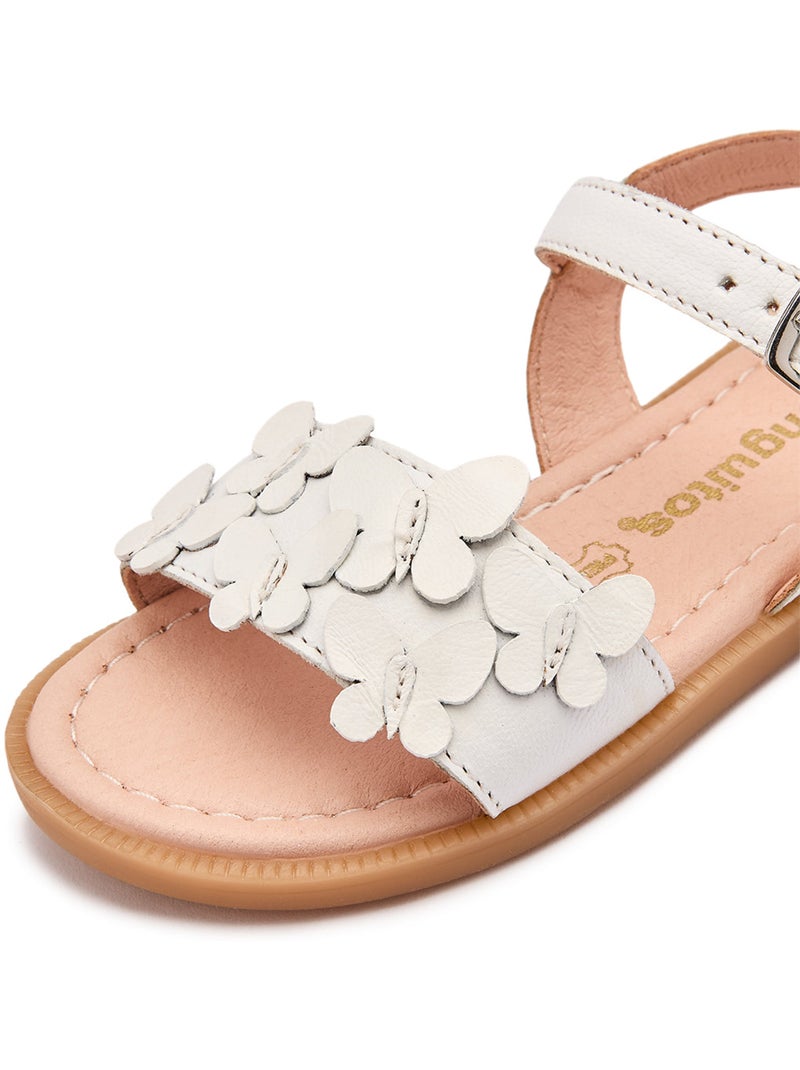 Sandalen conguitos floral Wit - Kiabi