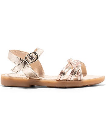 Sandalen conguitos hebilla plata
