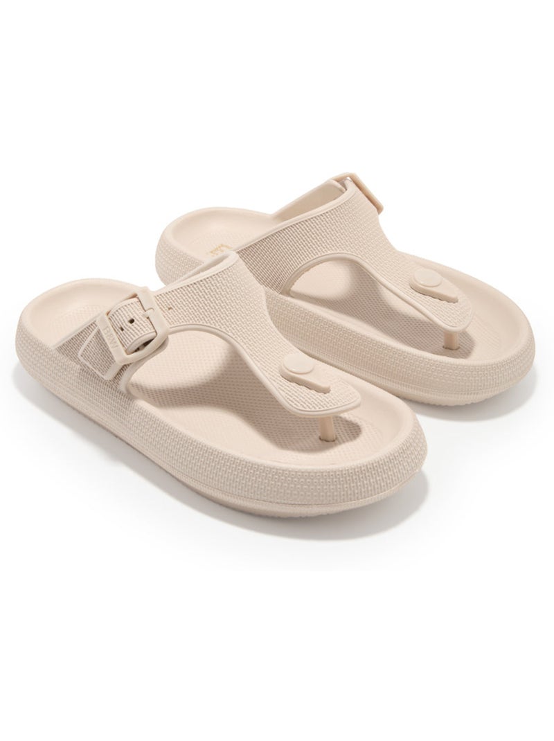 Sandalen conguitos hebilla slides Beige - Kiabi