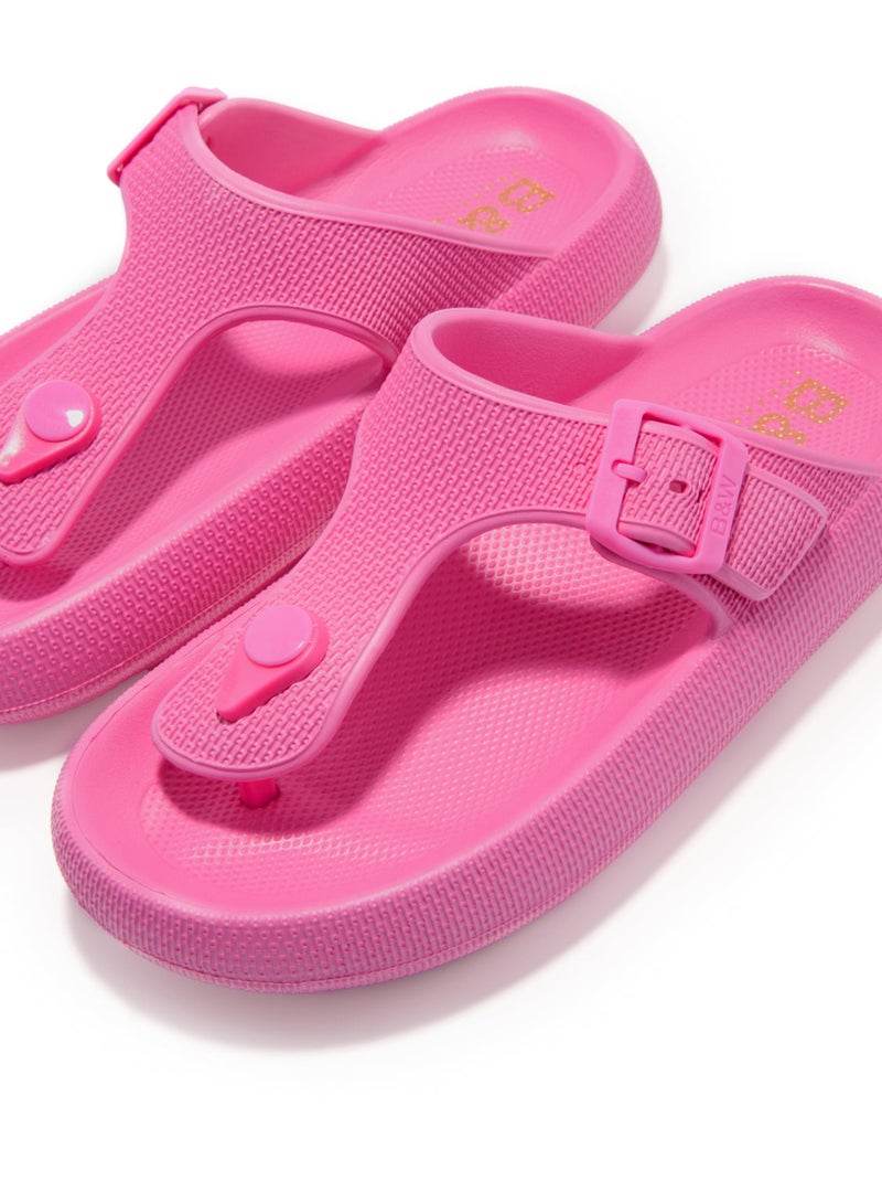 Sandalen conguitos hebilla slides Roze - Kiabi