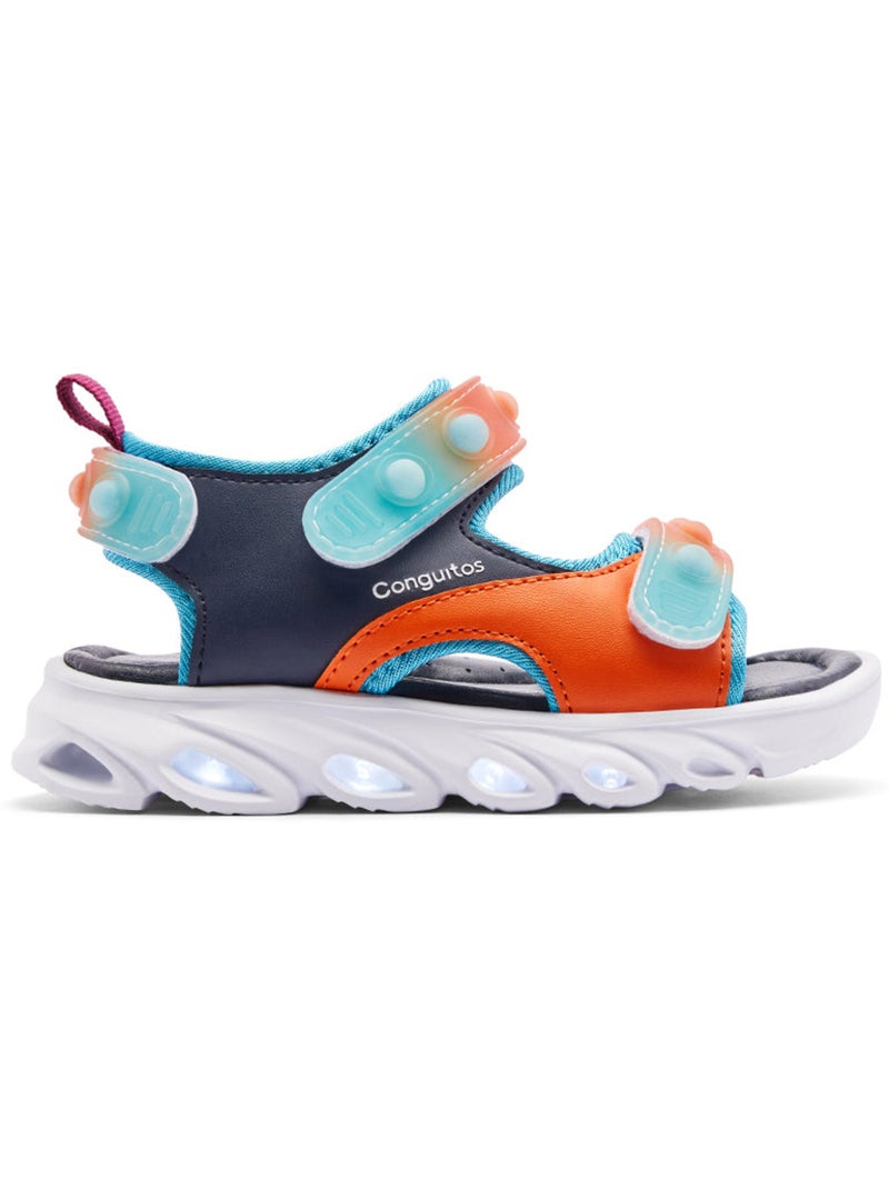 Sandalen conguitos luces Marineblauw - Kiabi