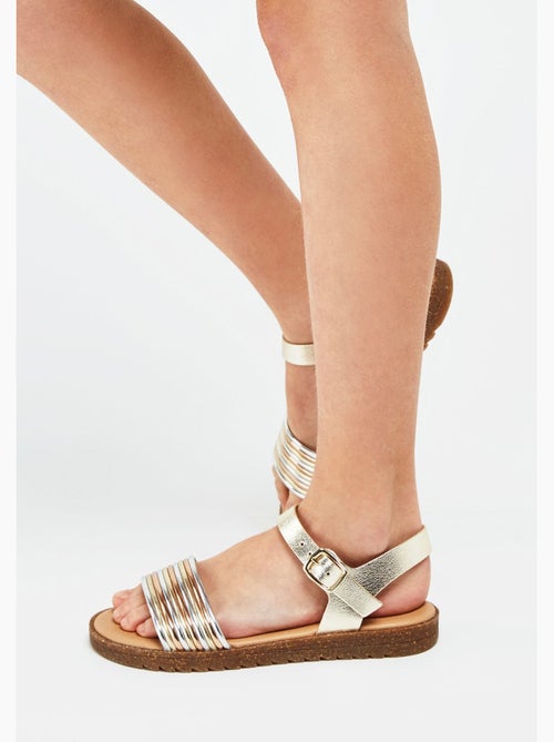 Sandalen conguitos multi metalizado - Kiabi Sandalen conguitos multi metalizado - Kiabi