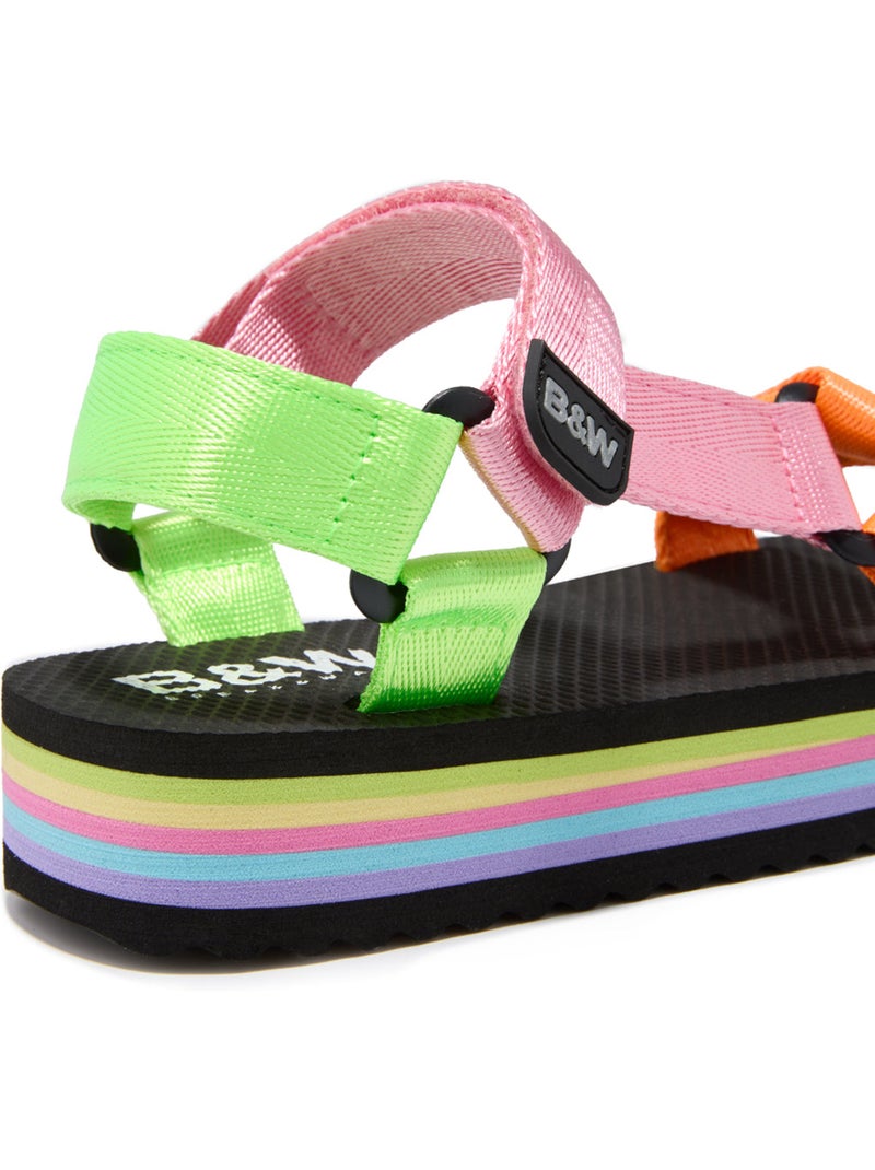 Sandalen conguitos multi platform  b&w Multicolor - Kiabi