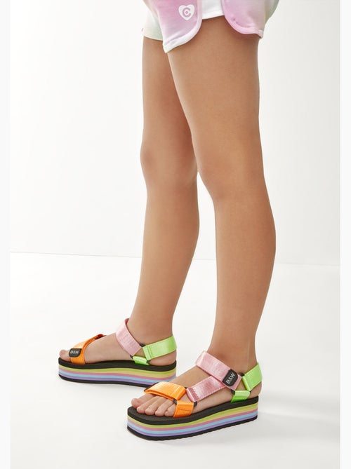 Sandalen conguitos multi platform b&w - Kiabi Sandalen conguitos multi platform b&w - Kiabi