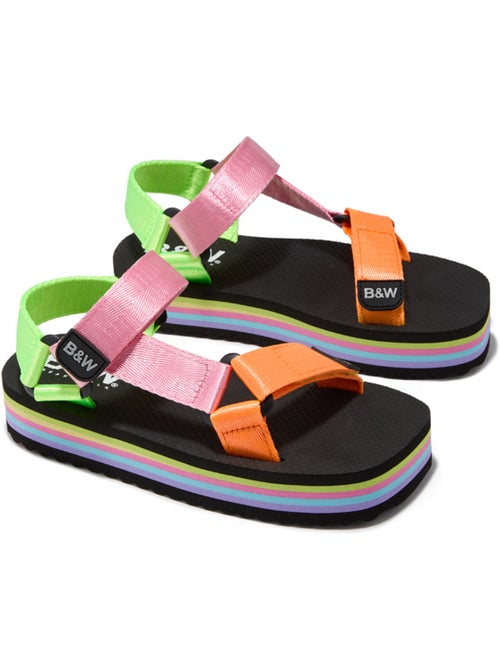 Sandalen conguitos multi platform  b&w - Kiabi