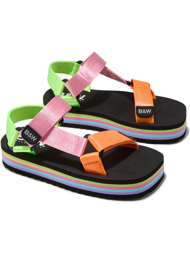 Sandalen conguitos multi platform  b&w Multicolor - Kiabi